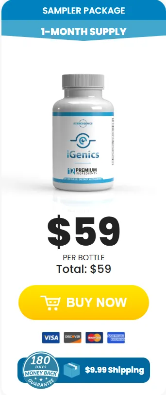 iGenics one bottle